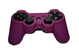 MYCARRYINGCASE Controller Silicon Sleeve Protector for PS3 - Purple