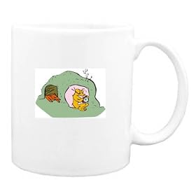 Mug with wildlife, waiting, dog, hunting, pillow, clock, fox, hunter by SHOPZEUS