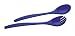 EMSA FIT + FRESH 500048 Salatbesteck, 30cm, transparent blau