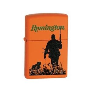 Remington Orange Matte Zippo Lighter