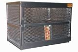 Aluminum Horizontal Gas Cylinder Cabinet - 6 Cylinder Capacity