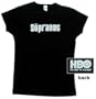 The Sopranos Babydoll T-Shirt: Gun Logo