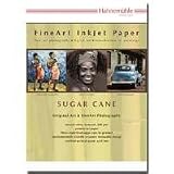 Hahnemuhle Sugar Cane - 25 Cotton 75 Sugar Cane Fiber - Natural White Textured - Matte Inkjet Paper - 20 mil - 300 g mA - 85x11 - 20 Sheets