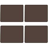 Placemats, Danibos Silicone Waterproof Baking Mat, Non Stick Placemat, Hot Mat, Tablemat, Silicone Bake Ware, Soft Silicone Mat for Baking Set of 4 (coffee)