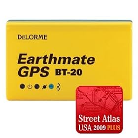 DeLorme Earthmate GPS BT-20 - GPS receiver - automotive