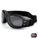 Buy Cruiser Goggle, Black Frame, Anti-Fog Smoke Lens