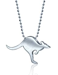 Alex Woo Little Kangaroo in Sterling Silver Pendant Necklace, 16"
