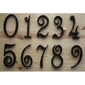House Numbers by Garden at Home - Black finish