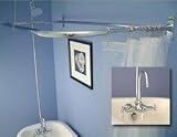 Code Style Clawfoot Tub Shower Conversion Kit - 60