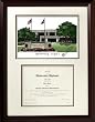 Angelo State University Graduate Framed Lithograph w/ Diploma Opening