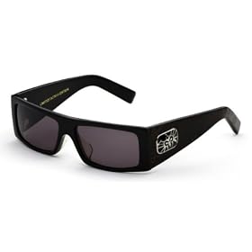 Buy Black Flys Sunglasses - Fly Detector Tattoo Frame: Black Laser Lens: Gray by Black Flys