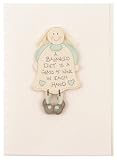 East Of India Fridge Magnet Greeting Card A balanced diet is a glass of wine in each hand