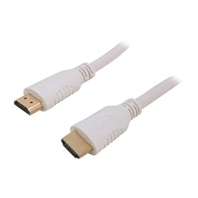 15 ft. High Speed HDMI Cable with Ethernet,White,CL2 rating,28AWG Gold Plated M-M NMHD-15MM-WT