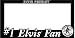 #1 Elvis Fan License Plate Frame (Made of Plastic) Image