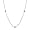 14k Yellow Gold Diamond Station Necklace (1/4 cttw, H-I Color, I1 Clarity), 18