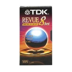 TDK T-160 VHS 8-Hours Videocassette -10 Pack (T-160)