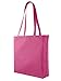 Large Shopping Tote with Shoulder Length Handles (Fuchsia)