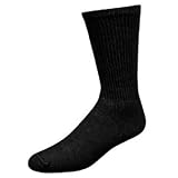 ColdToes Ultra Light Socks, Men's 3- Pair Pack Cotton Crew Length Sport Sock Size 10-13