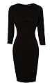 Draped Front Jersey Dress