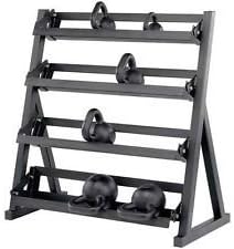4 Tier Black Kettle Bell Stand Rack Kettlebell Rack Stand
