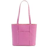 Baekgaard Leather Tote - Maui Pink/Pumpkin