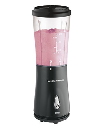 Hamilton Beach 51101B Personal Blender with Travel Lid, Black - hand blender ice crush Hamilton Beach 51101B Personal Blender with Travel Lid, Black