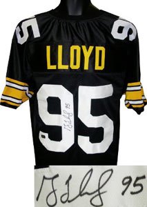 Greg Lloyd Signed Pittsburgh Steelers Jersey