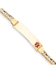 8 Inch 14k Gold Medical Jewelry Bracelet