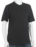 Soffe Men's Classic 100% Cotton Short Sleeve T-Shirt, Black, Medium
