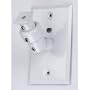 Pinpoint White Speaker Wall/Ceiling Mount for Pre-Wired Home Theater - Pinpoint AM20W