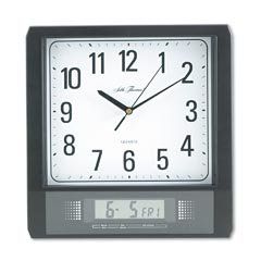 Seth Thomas Forman Analog / LCD Wall Clock