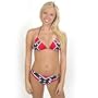Rebel Confederate Battle Flag Bikini Swimsuit - Size 15/16