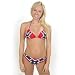 Rebel Confederate Battle Flag Bikini Swimsuit - size 5/6