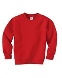 Rabbit Skins Toddler 7.5 oz Sweatshirt. 3317 - 3T - Red