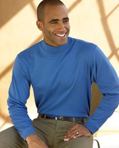 Chestnut Hill Pima Cotton Mock Neck CH230 Adult Chestnut Hill Pima Cotton Mock Neck CH230 Adult