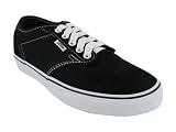 Vans Men’s VANS ATWOOD SKATE SHOES 7 (BLACK/WHITE)