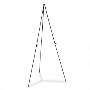 Lightweight-Easel-15-63-High-Holds-Up-To-5-Lbs-Black-Sold-as-1-each