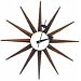 George Nelson Walnut Starburst Clock