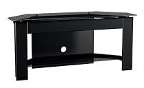 Sonax 44" Wide Plasma/LCD/DLP TV Stand, Black Finish