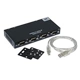 Hi-Speed USB to 4 Port Serial RS232 Industrial Adapter