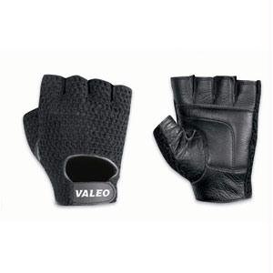 SportingGoods: Bayho Genuine Lifting Gloves made of Leather and Cotton Meshback X Small