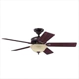 Hunter Fans 21434 52 Sonora Traditional Energy Star New Bronze Ceiling Fan w/ Light & Blades