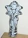 Jack Skellington Lifesize 6 Foot Tall Glow in the Dark Inflatable from Tim Burton's Nightmare Before Christmas