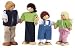 Poseable Wooden Dollhouse Family – Caucasian Set