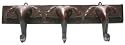 Handmade Three Elephants Wood Coat & Hat Rack (Thailand)