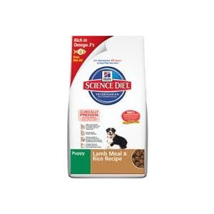 Hill\’s Science Diet Puppy Lamb Meal & Rice Recipe Dry Dog Food – 30-Pound Bag