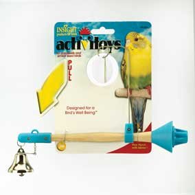 JW Pet Company Insight Activitoy Play Perch with Mirror Bird Toy