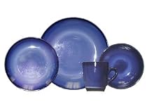 Sango Nova Blue 16-Piece Dinnerware Set, Service for 4