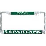 Michigan State Spartans NCAA Chrome License Plate Frame