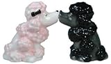 Kissing POODLES Dogs SALT & PEPPER SHAKERS New!